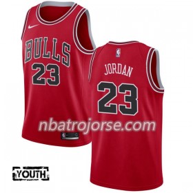 Barn Chicago Bulls Tröja Michael Jordan 23 Nike 2017-18 Röd Swingman